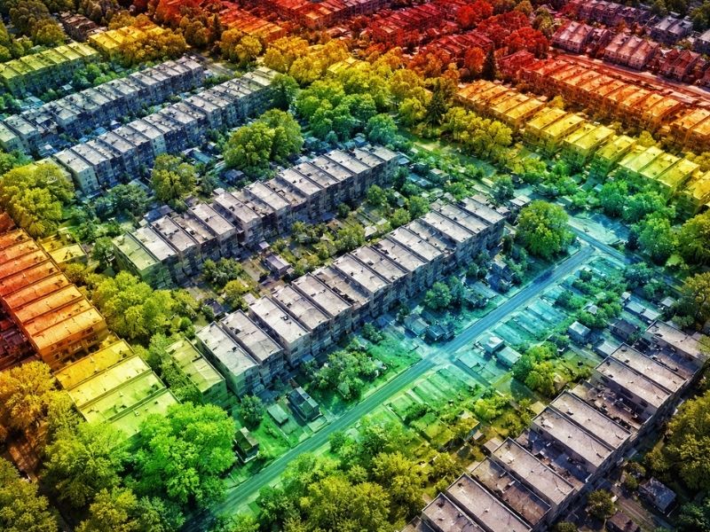 Lidar mapping aerial development site analysis